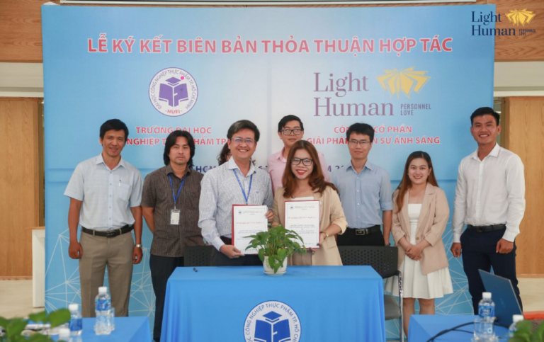 Chương Trình Ký Kết Hợp Tác Giữa Light Human Và Trường Đại Học Công Nghiệp Thực Phẩm Tp.hcm (Hufi)